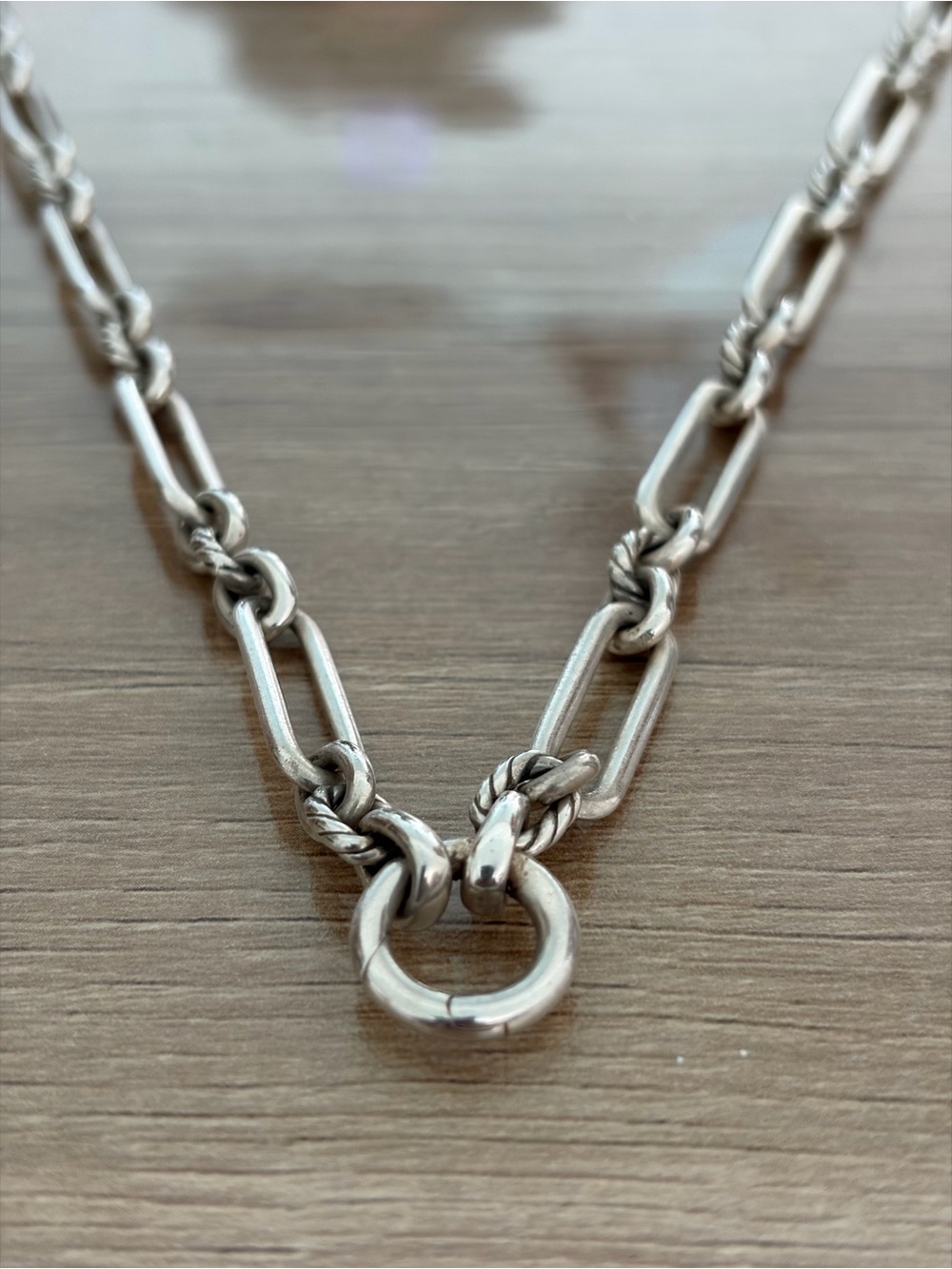 David Yurman Lexington Chain Sterling Silver Link Necklace